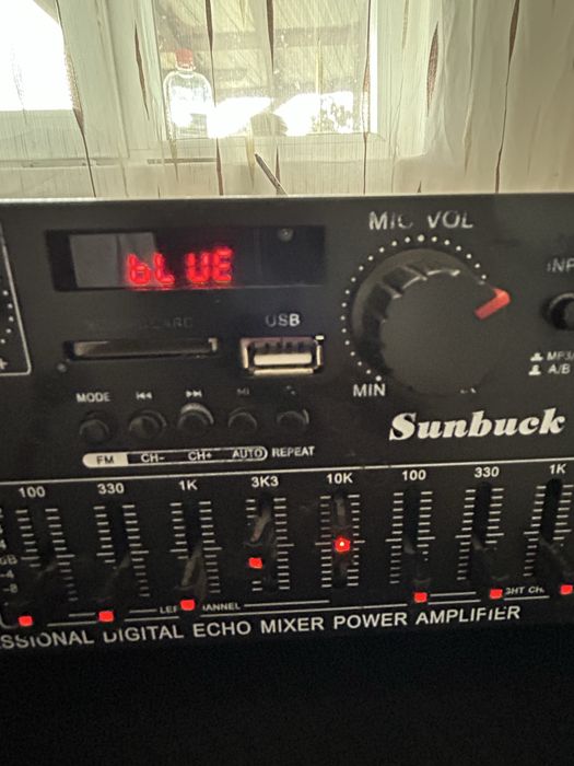 Amplificator/ statie | Bluetooth| fm| Stick| card| baterie 12V