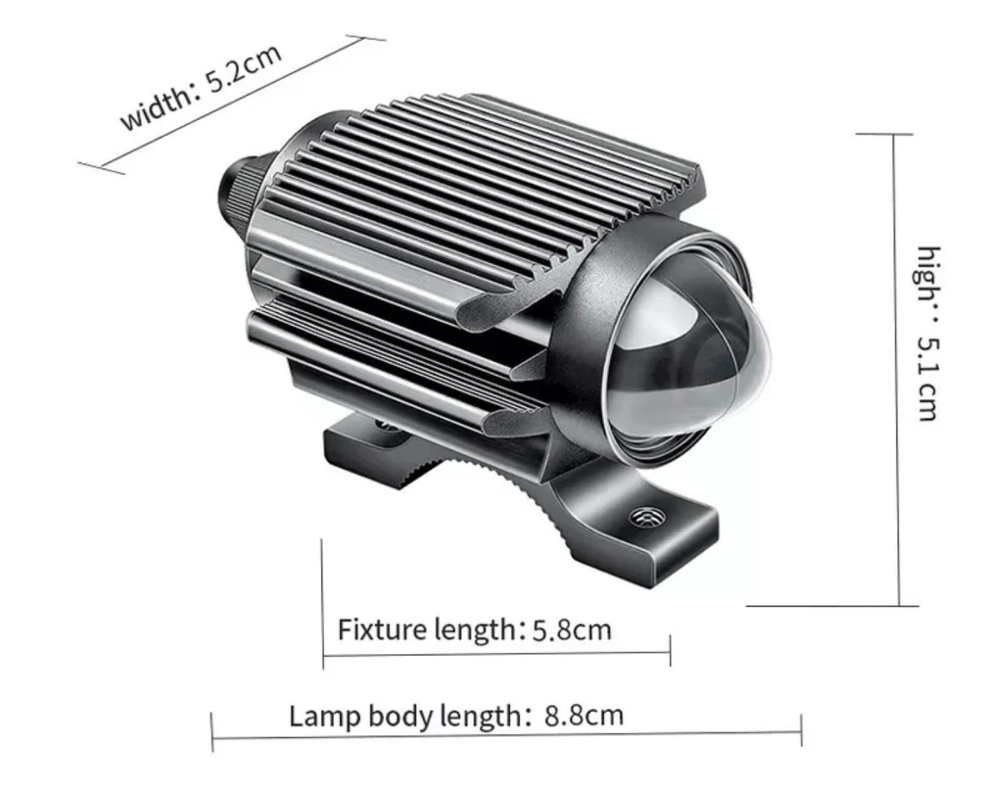 Proiectoare auxiliare led moto lumini de zi
