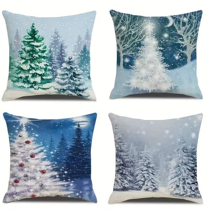 Комплект калъфки с цип за декоративни възглавнички