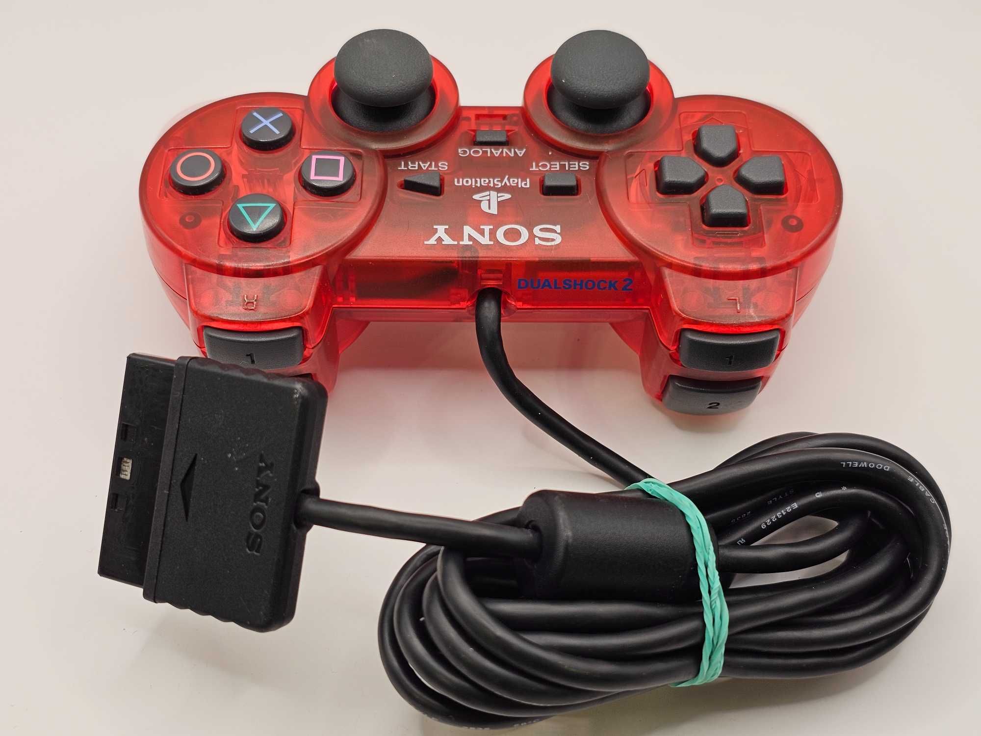Controller Sony Play Station 2 Rosu transparent editie limitata