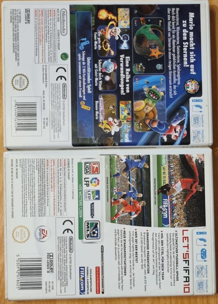 Nintendo Wii + 2 jocuri renumite (Mario Galaxy și FIFA)