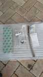 Baterie bideu stativa Mythos, finisaj inox/auriu, noua