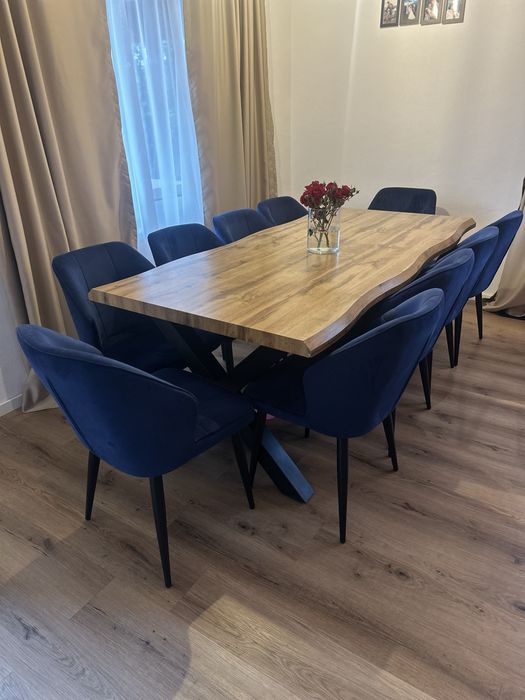 Scaune dining bleumarin
