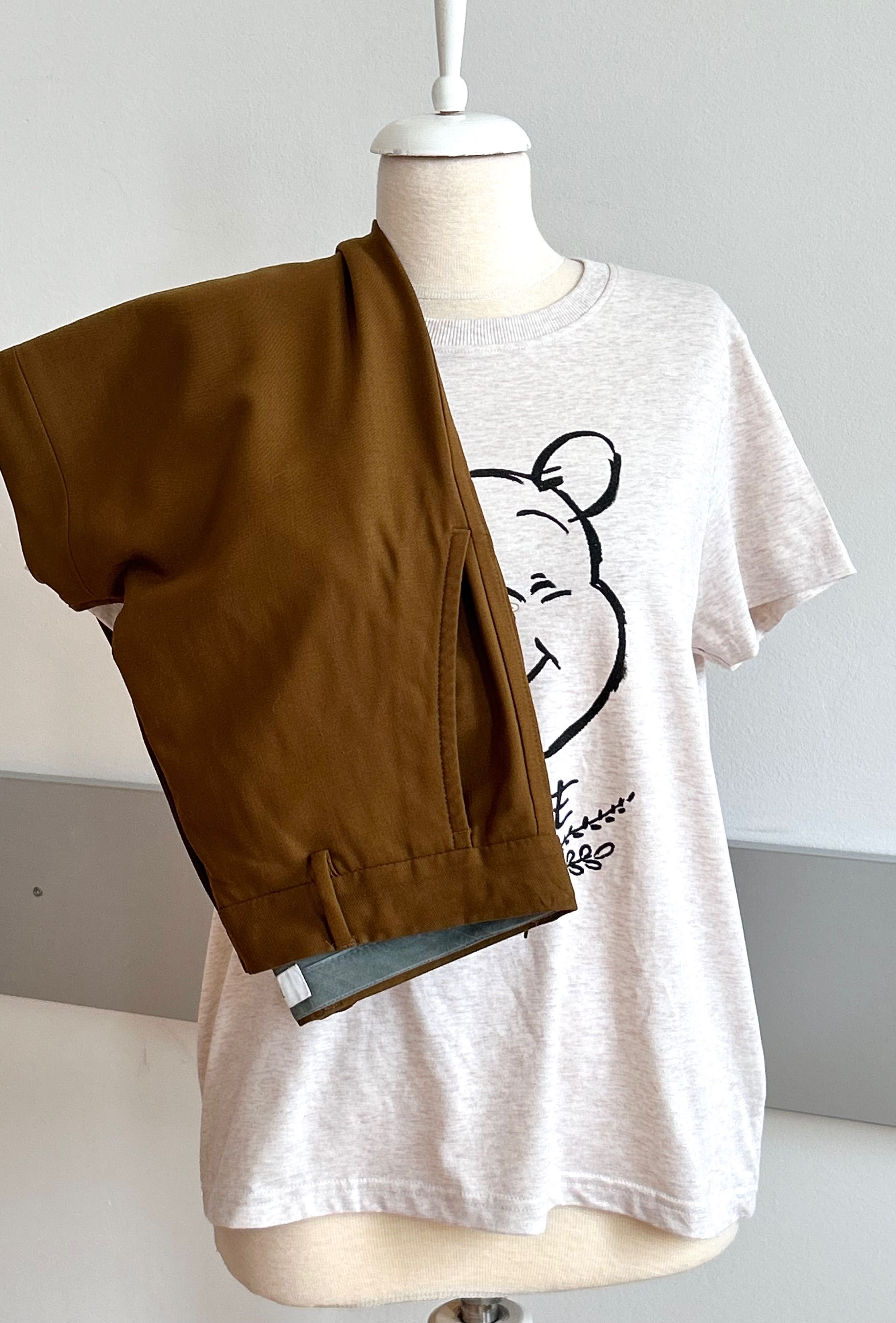 Сет панталон Closed & tshirt Winnie he Pooh и сако каре M/L размер