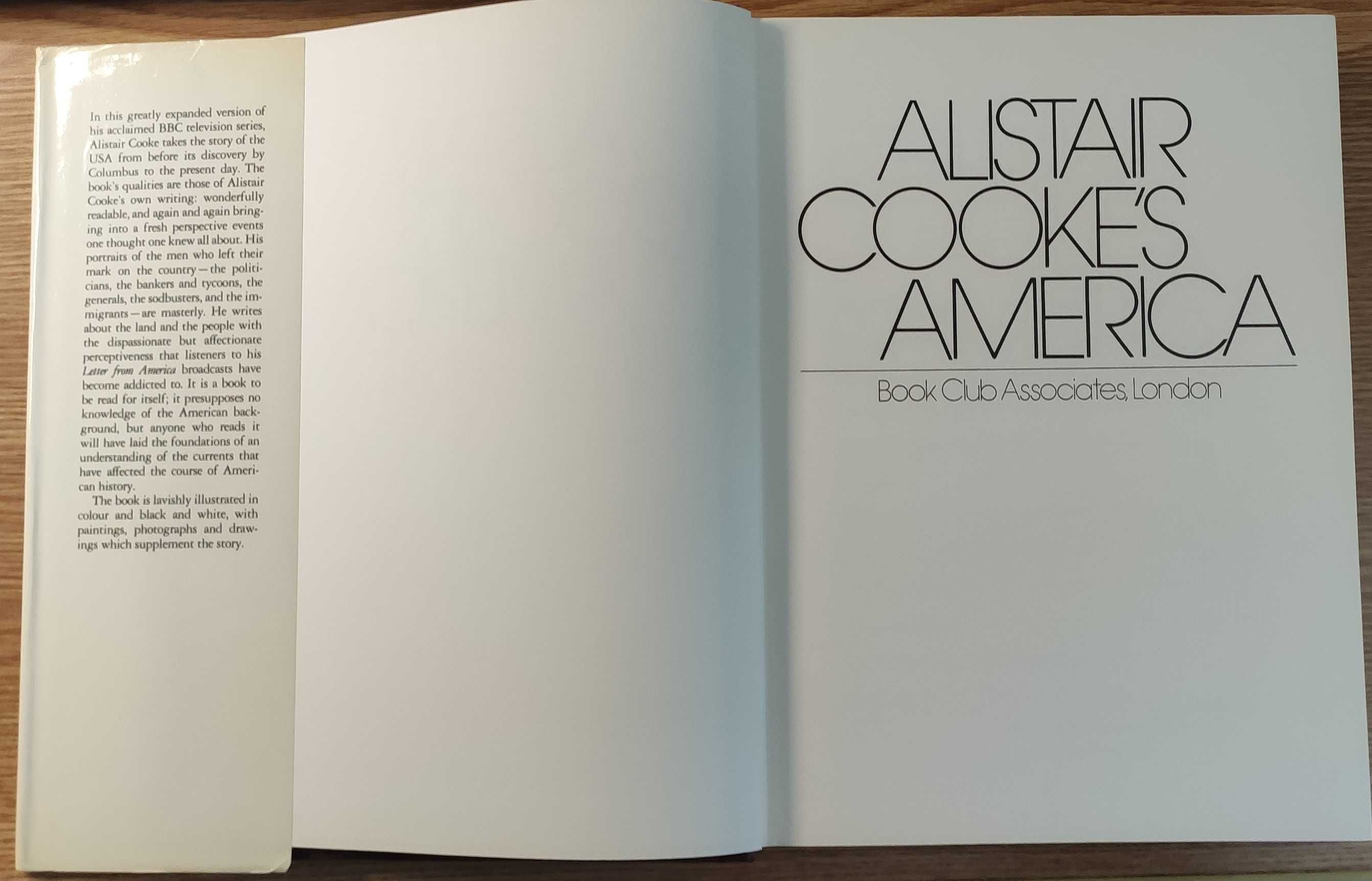 America - by Alistair Cooke  - in limba engleza