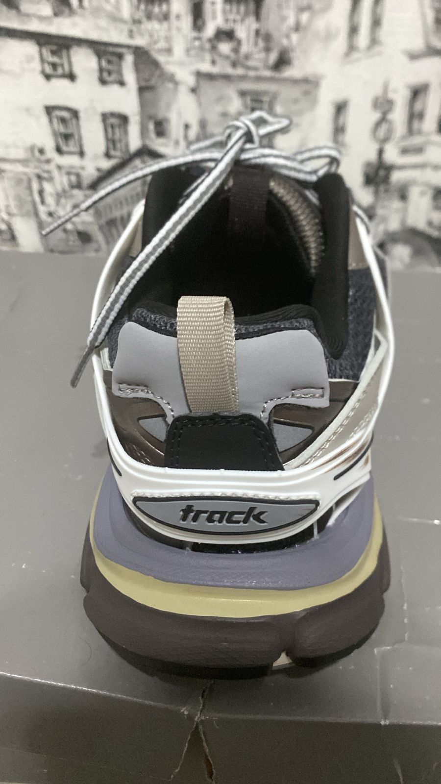Balenciaga Track gray and white