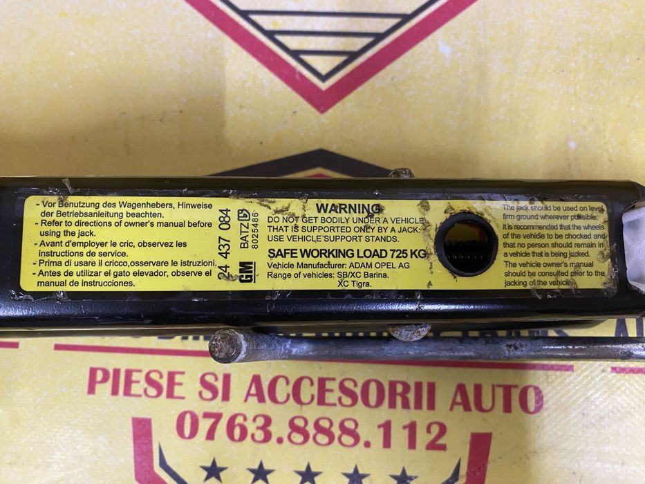 Cric auto masina Oem GM Opel Tigra - Vauxhall Corsa C 24437084
