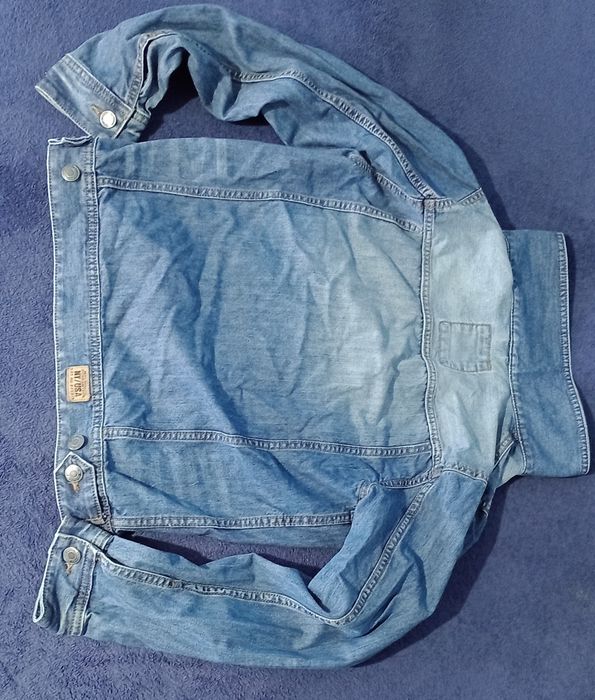 Jachetă de blugi albastră here+there by C&A – mărimea 164 (echiv. S/M)