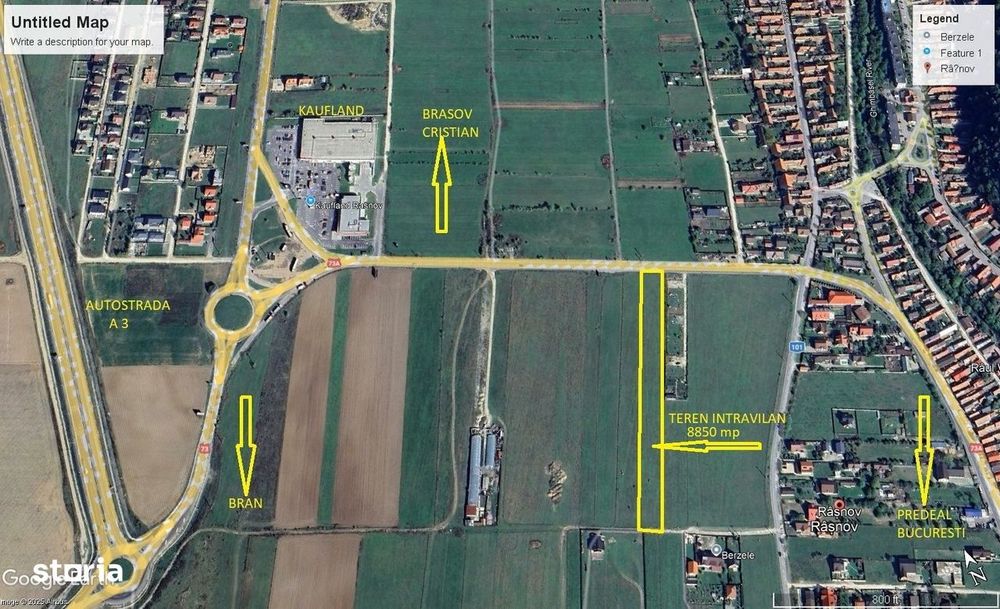 Teren deosebit Rasnov zona Kaufland