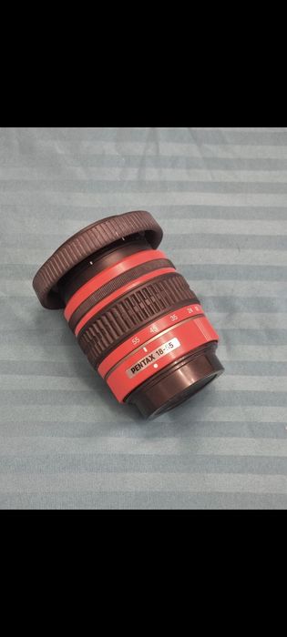 Pentax DA 18-55mm F3.5-5.6 AL Autofocus Standard Zoom Lens Red