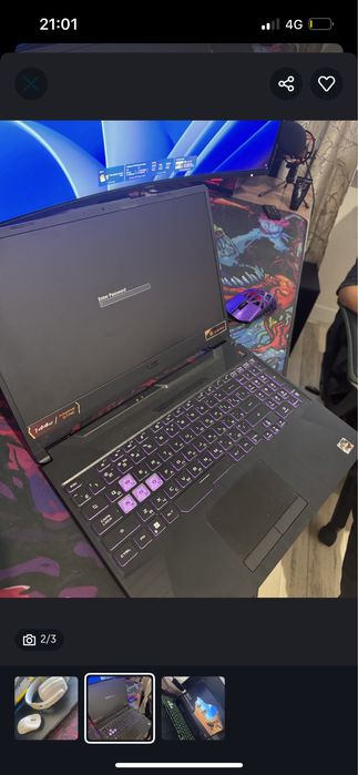 Игровой Asus tuf gaming a15