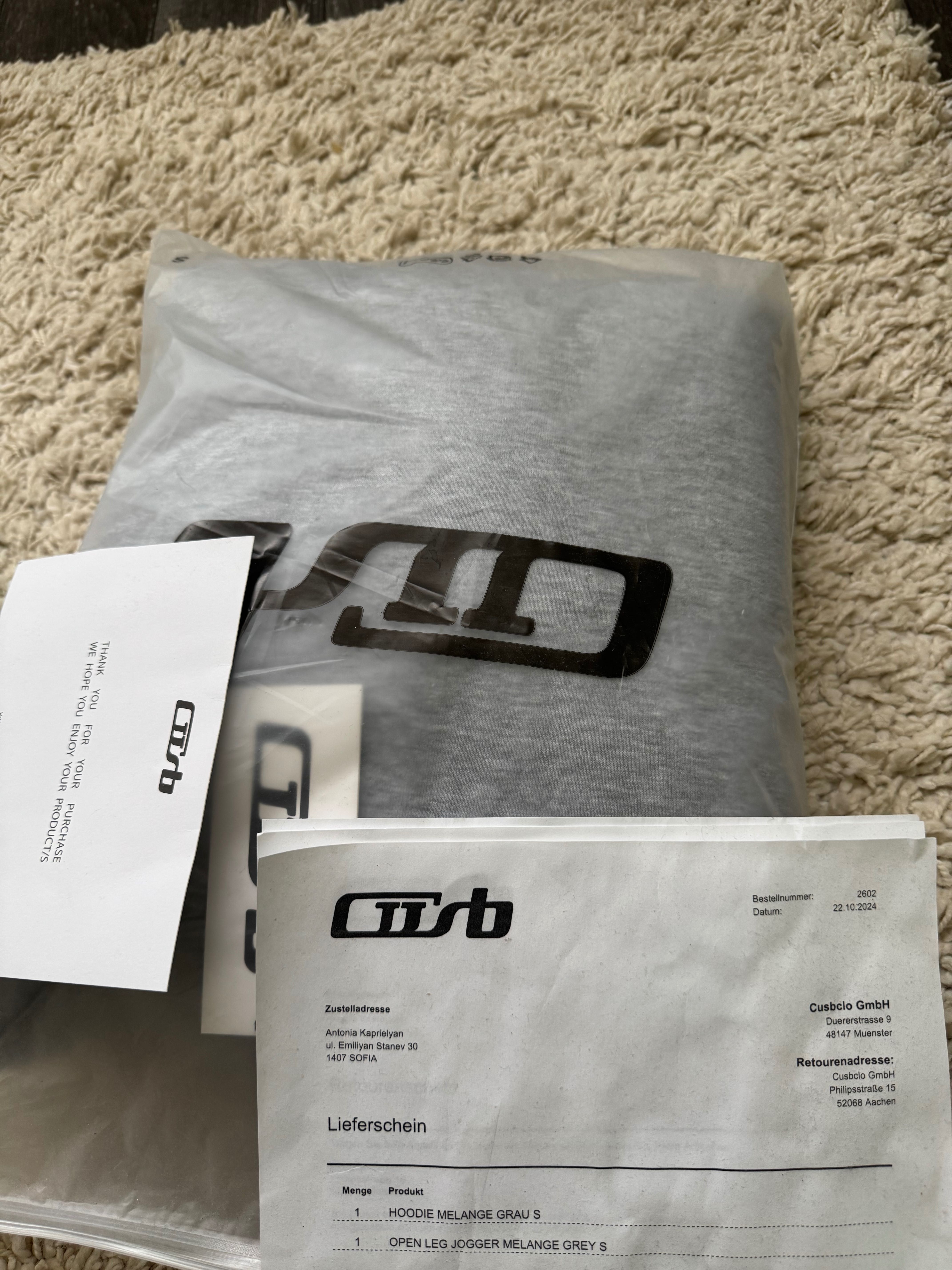 Сиво oversized hoodie cusbclo S размер