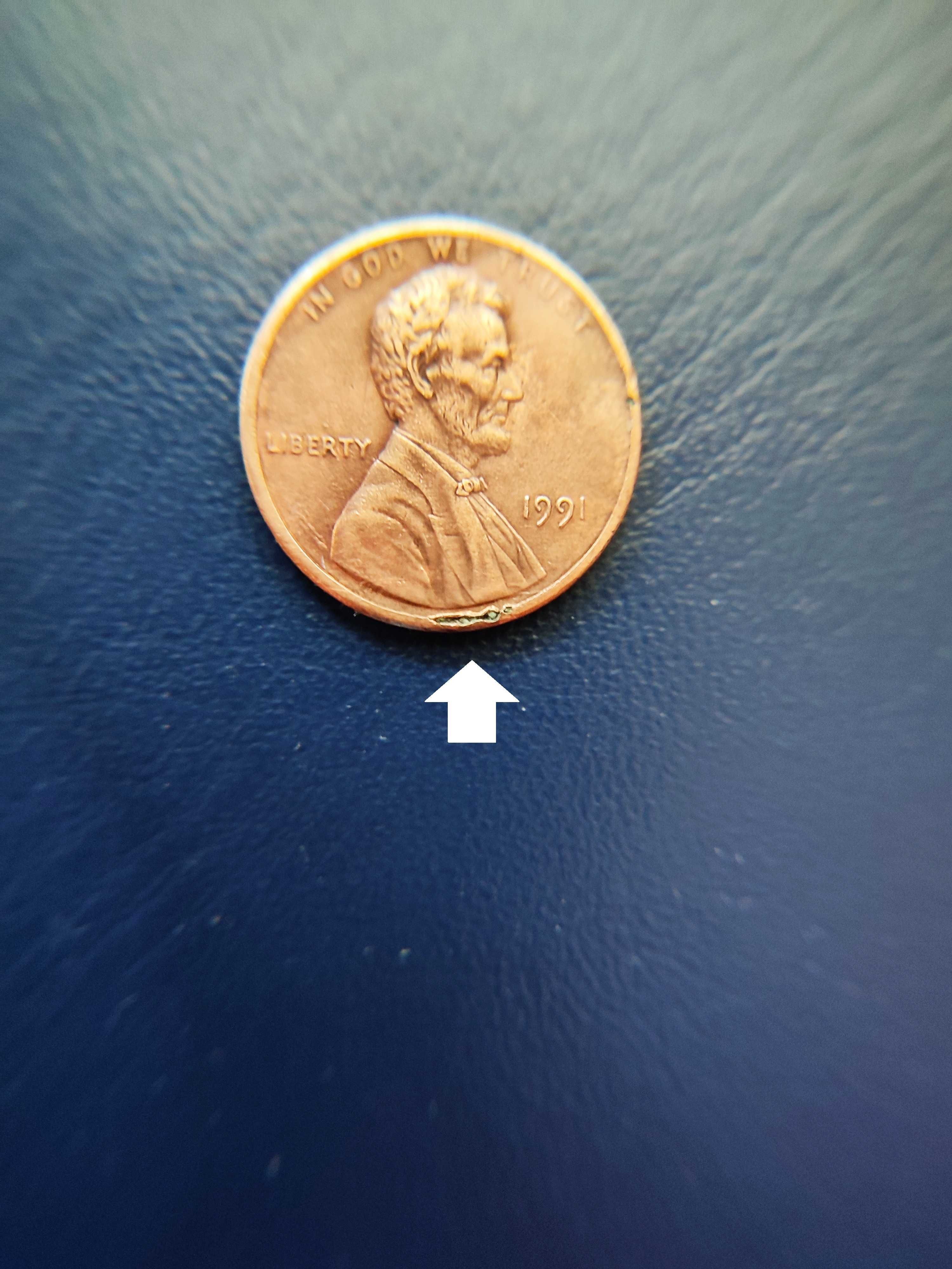 Монети  ONE CENT 1991 и 1995 D –монети с колекционерска стойност