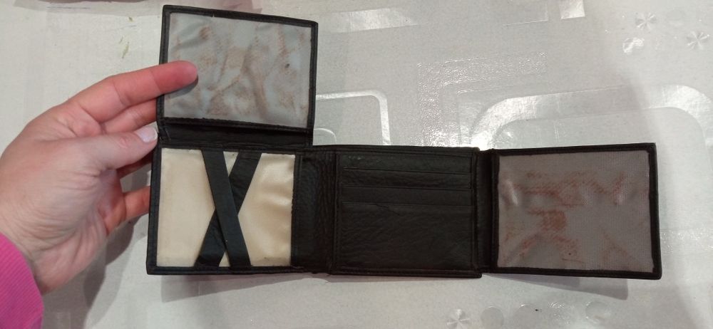 Мъжки портфейл естествена кожа