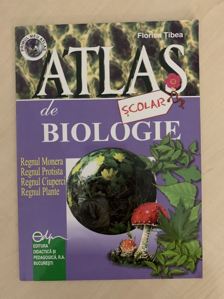 ATLAS DE BIOLOGIE pentru clasa a 5 a