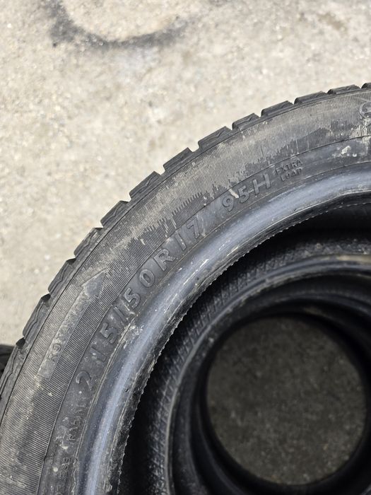 4x 215/50/17 M+S DUNLOP Stare excelentă