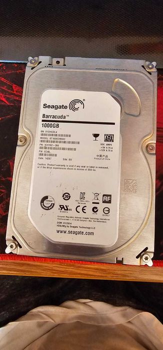 HDD Seagate Barracuda 1TB , 7200RPM, 64MB Cache , Sata III