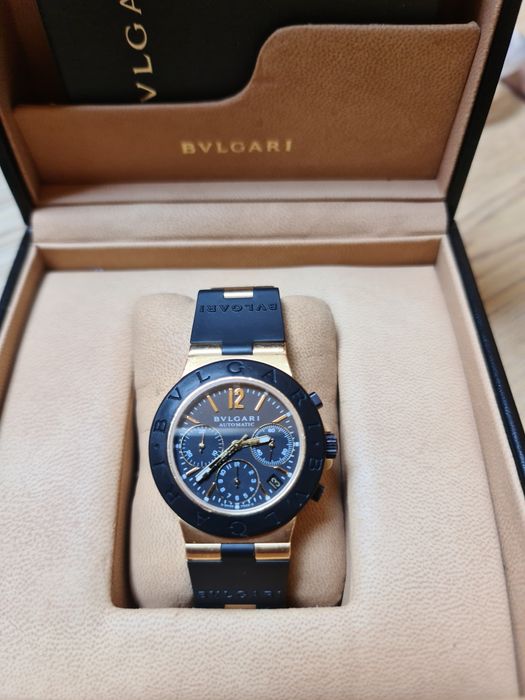 Bulgari Diagono Chrono Aur masiv