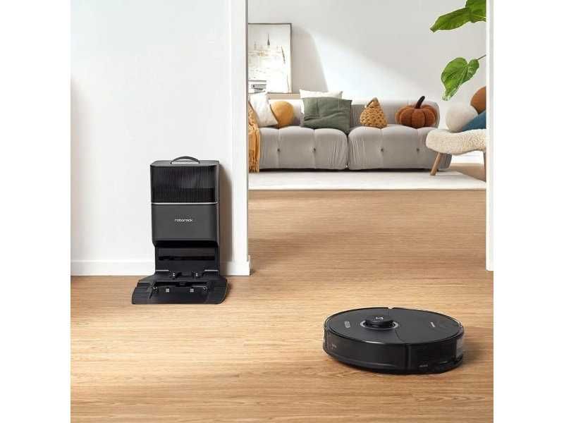 Робот Прахосмукачка с Моп Roborock S7+, 2500 Pa, Черен