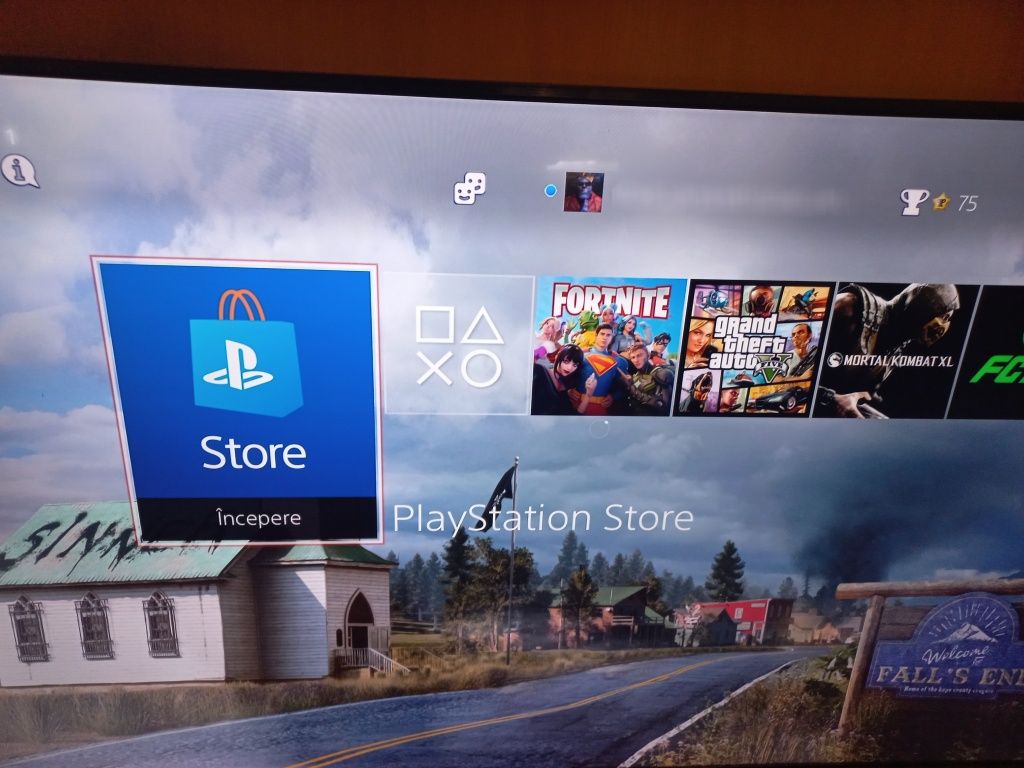 PS4 1TB ca nou + 3 jocuri + controller original