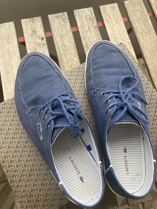 Платнени кецове Lacoste, номер 42