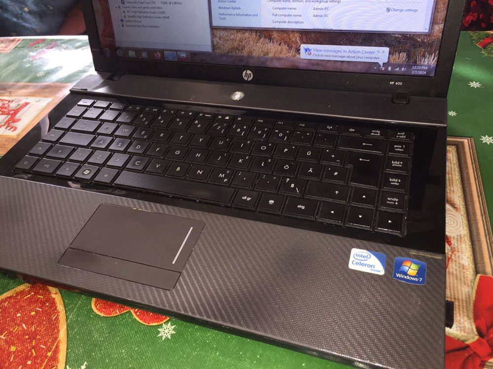 Laptop HP 620, 4 gb ram, bluetooth, HDMI ,ideal tester/diagnoza auto