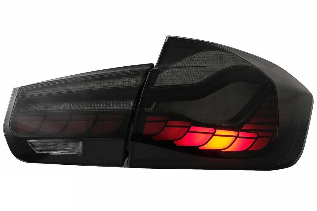 Stopuri OLED  BMW Seria 3 F30 (2011-2019) F35 F80 Rosu Fumuriu