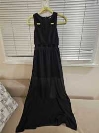 Черна дълга рокля H&M XS