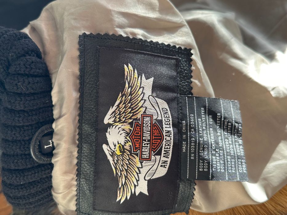 Giàca HARLEY -Davidson in Stare excelenta unisex si manusi dama M