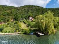 Teren 1830 m² cu ieșire la lac + 2 cabane autorizate | Someșul Cald