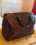 Geanta Louis Vuitton originala-piele naturală maro
