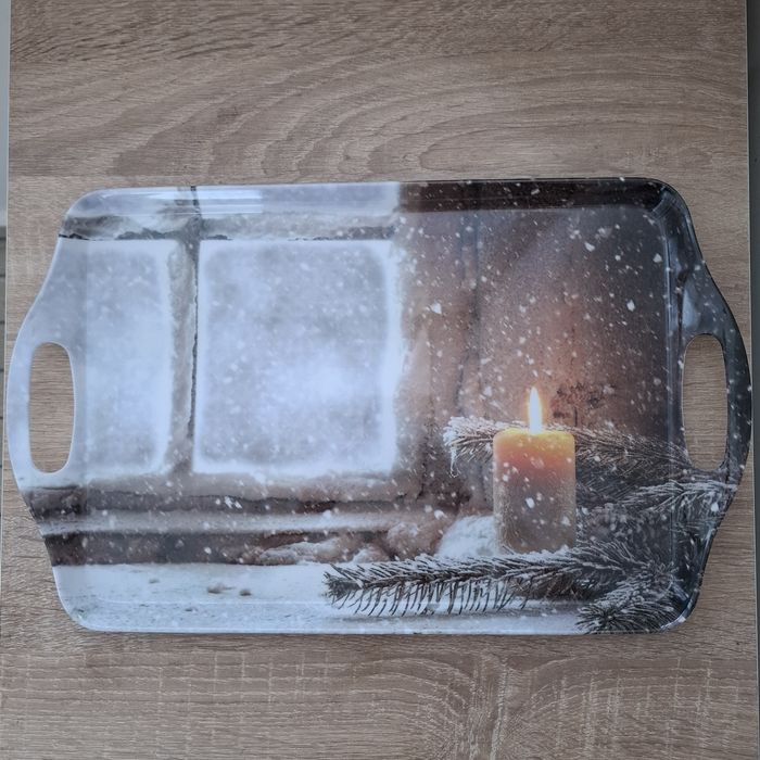 Коледен поднос голям 38×23 см.