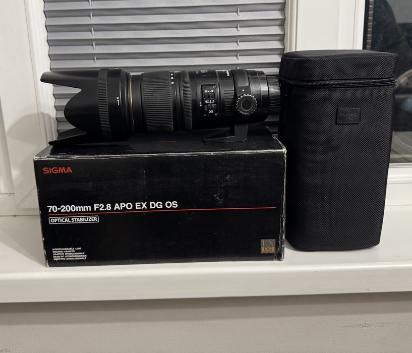 Sigma 70 200 mm F 2,8. APO EX DG OS , Nikon