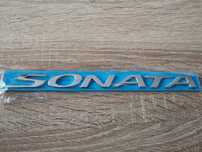 сребрист надпис Хюндай Соната Hyundai Sonata