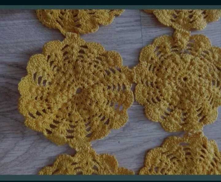 Față de masă croșetată macrame