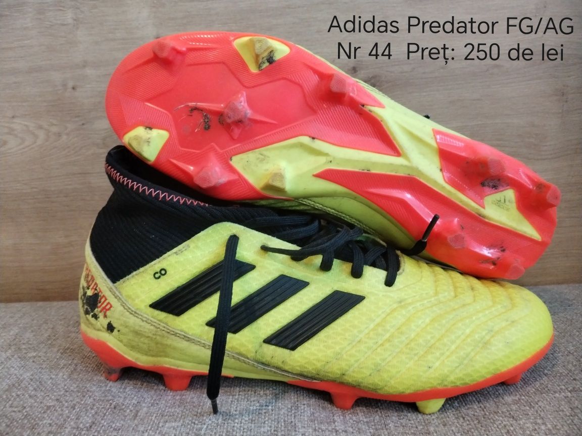 Ghete fotbal Nike Adidas iarbă/sintetic
