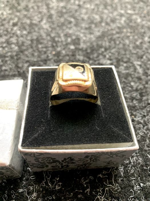 Inel, Ghiul din Aur 14 k cu Diamant