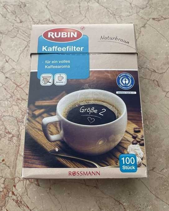 Фильтр для кофе Rossmann Rubin натуральные коричневые 100% качество