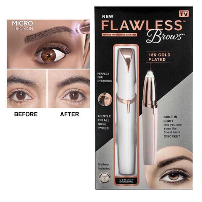 Дамски Тример за Оформяне на Вежди, Flawless, USB