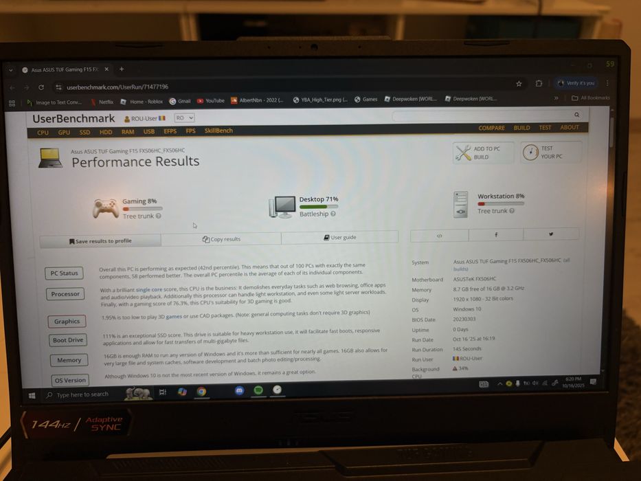 Laptop Gaming Performant
