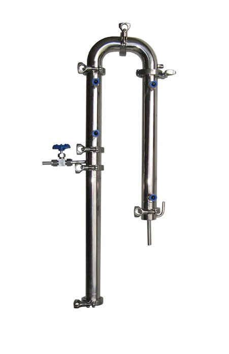 Дистиллятор K38 на баке ЧЗДА 30/350/t царга 50 см