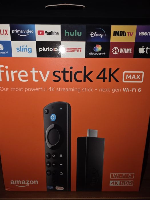 Медиаплеер Amazon Fire TV Stick 4K Max (Wi-Fi 6) / Смарт ТВ приставка