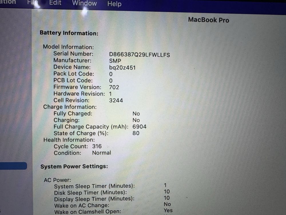 Apple MacBook Pro 2015 15’ 2.2 ghz i7 16 Ram
