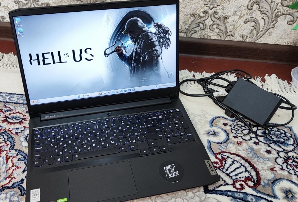 ИГРОВОЙ НОУТБУК LENOVO R5 5600H/RTX 3050Ti 4гб/ОЗУ 16гб/SSD 512гб