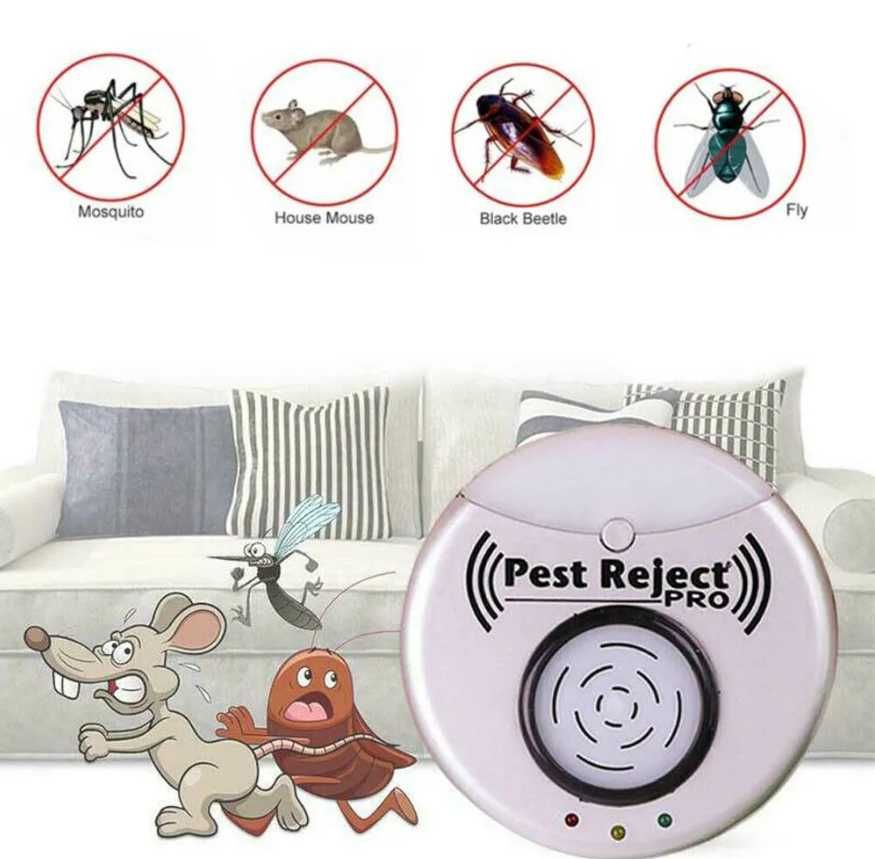Ултразвуково устройство Pest Reject PRO против насекоми,мишки и други
