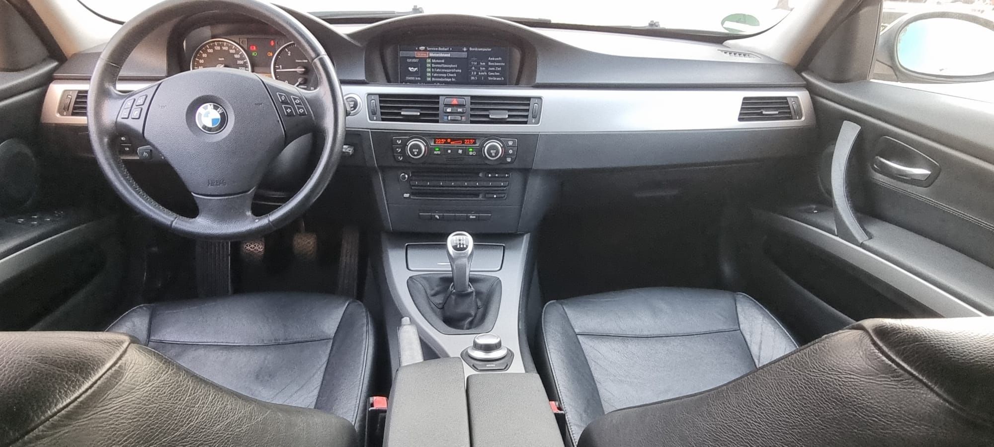Bmw E90 320 import Germania, BI XENON,  piele, manual 2008