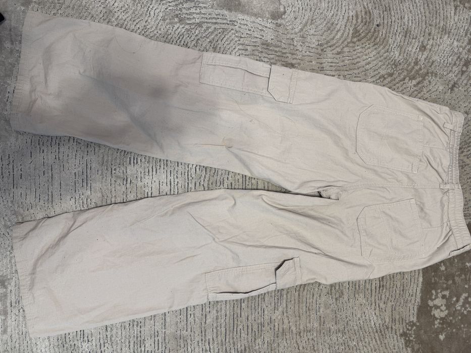 Pantaloni tip cargo Hm, noi fara eticheta, masura 12-13 ani, 158 cm