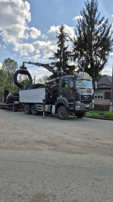 Inchirez  Automacara ,TRAILER 30 T , Bascula 6×6 ,Excavator roti