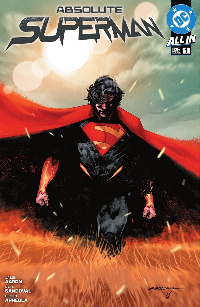 Absolute Superman (DC comics - комикс за супергерои + бонус стикери)