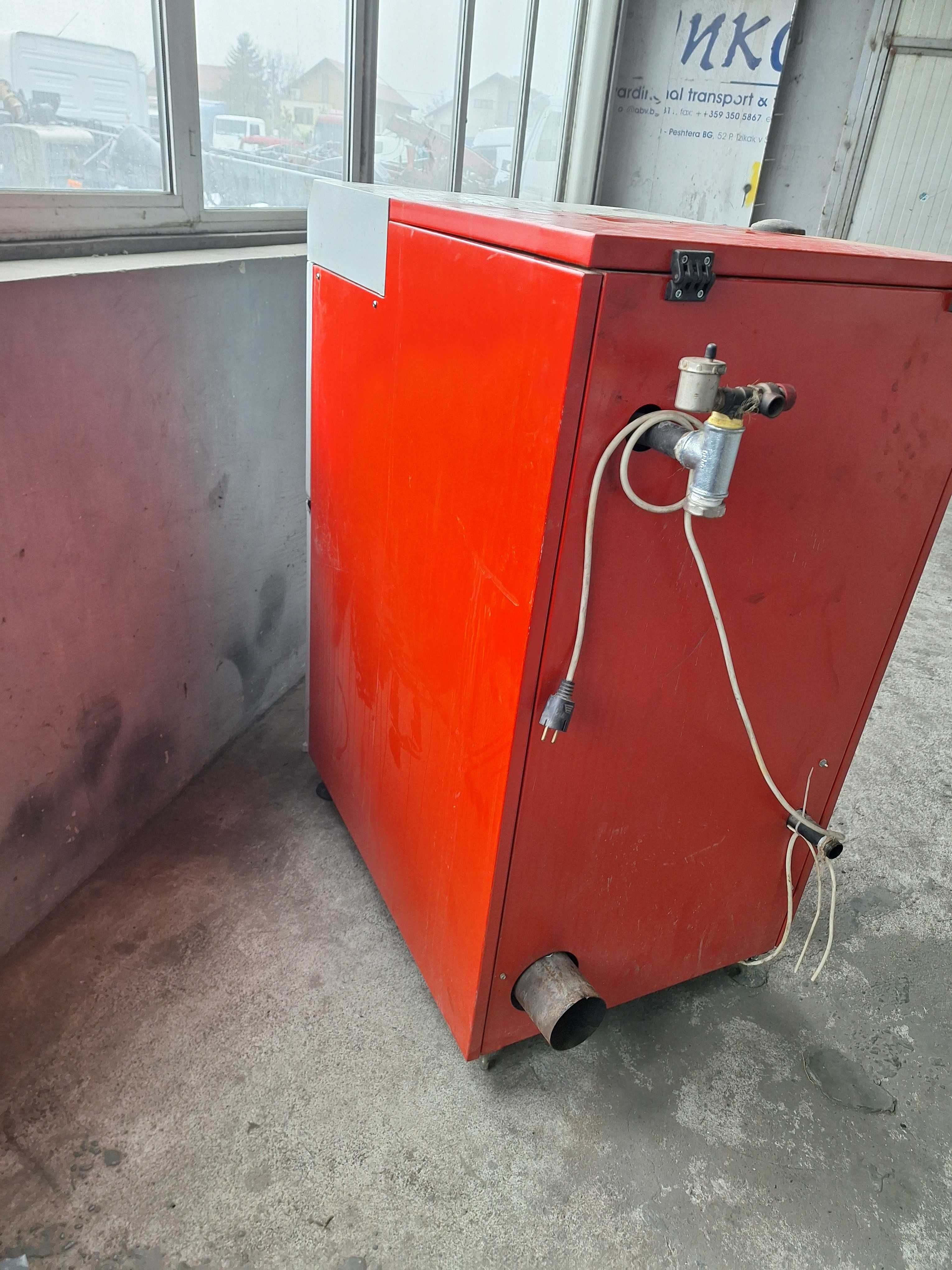 Котел на пелети с водна риза 2 броя. 50kw. и 35kw. български.